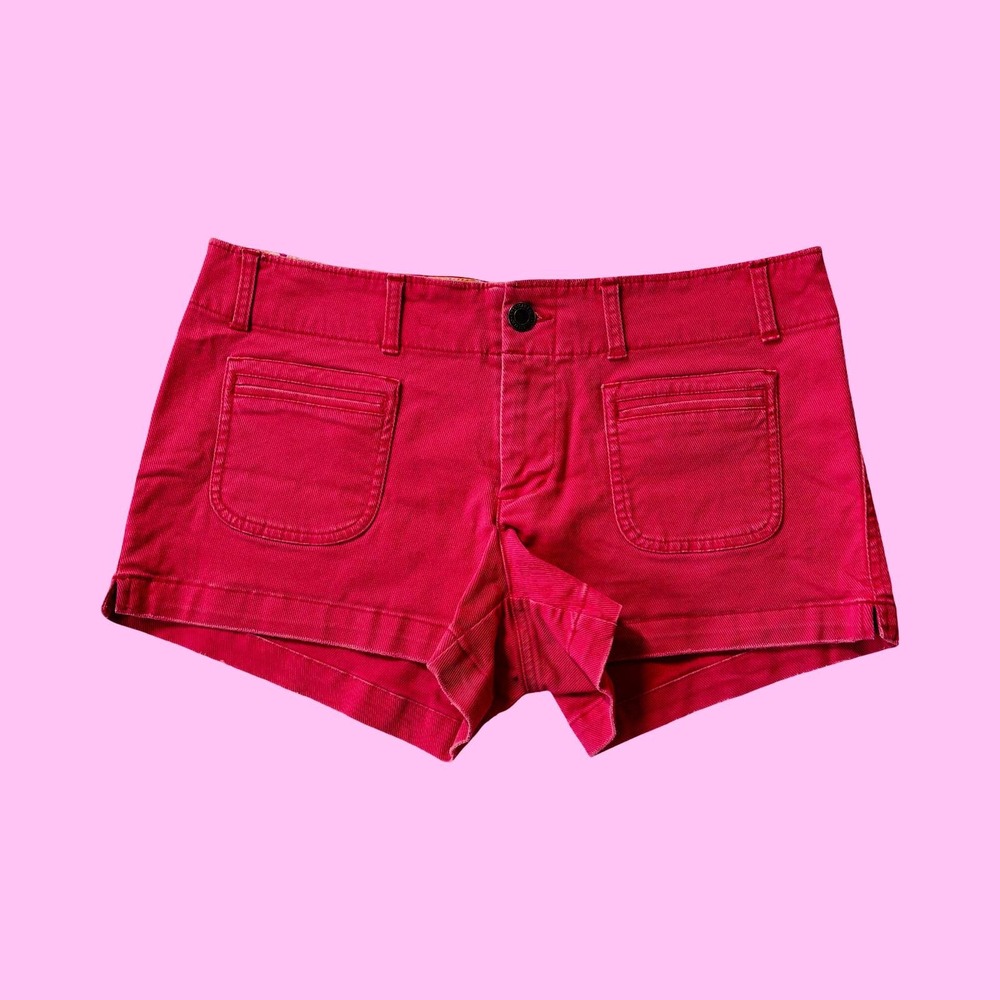 Vintage Hot Pink American Eagle Low Rise Stretch Hot Pants Shorts, Size 10